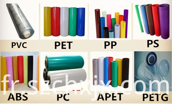 Matériaux appropriés Suitable materials